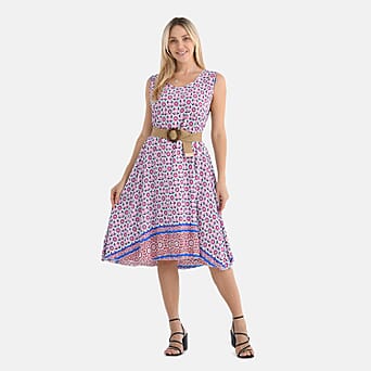 https://tjcuk.sirv.com/Products/42/4/4247642/Tamsy-Set-of-2-Flower-Pattern-Umbrella-Dress-with-Belt-Pink-Blue_4247642.jpg?w=342&h=342