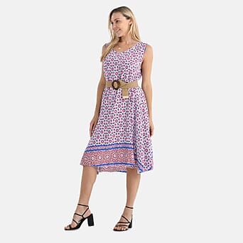 https://tjcuk.sirv.com/Products/42/4/4247646/Tamsy-Set-of-2-Flower-Pattern-Umbrella-Dress-with-Belt-Pink-Blue_4247646_2.jpg?w=342&h=342
