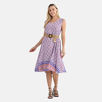 https://tjcuk.sirv.com/Products/42/4/4247646/Tamsy-Set-of-2-Flower-Pattern-Umbrella-Dress-with-Belt-Pink-Blue_4247646_3.jpg?w=342&h=342