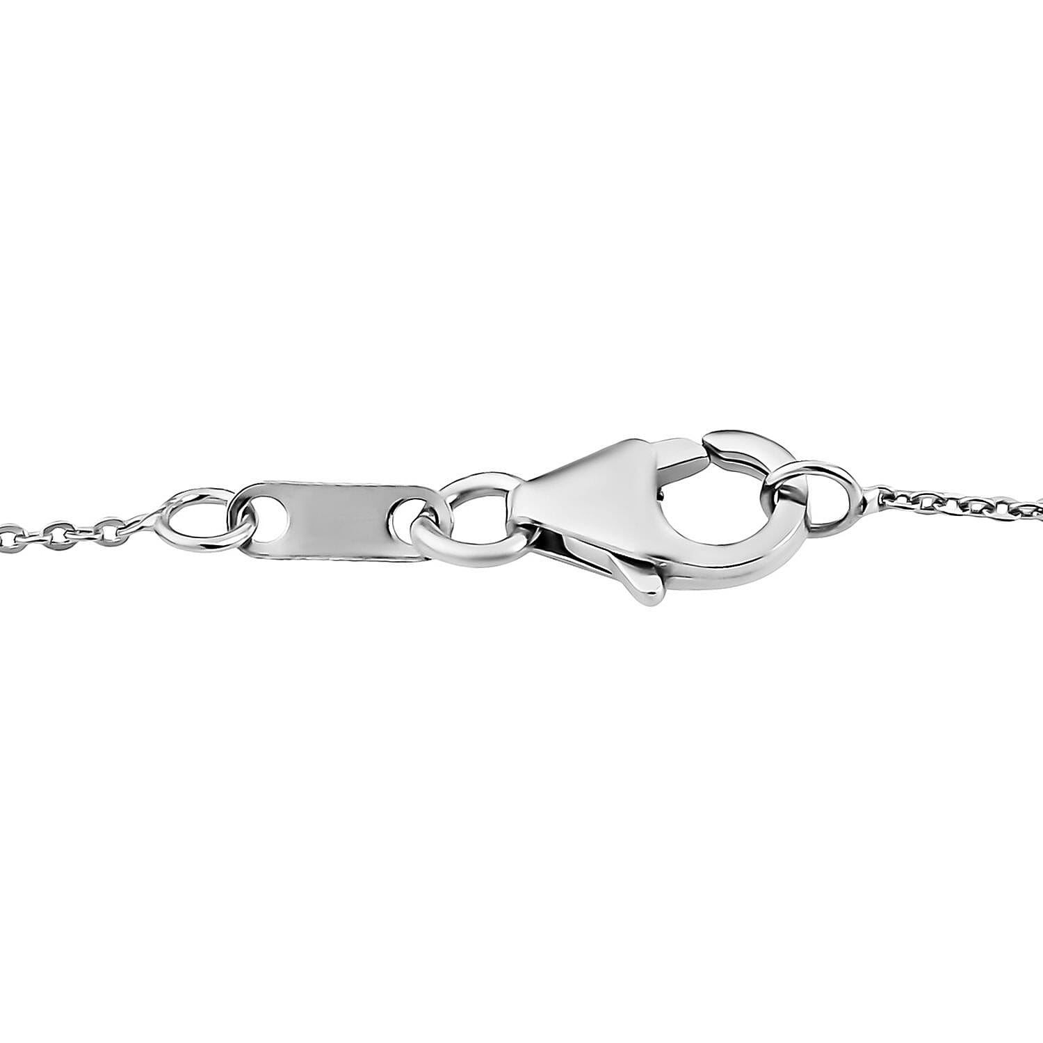 Emeraldine Quartz & Natural Zircon Pendant with Chain (Size 20) in Platinum Overlay Sterling Silver 9.24 Ct. Emeraldine Quartz & Natural Zircon Pendant with Chain (Size 20) in Platinum Overlay Sterling Silver 9.24 Ct.
