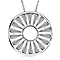 Lucy Q Drip Collection - Circle Pendant with Chain (Size 28) in 18K YG Vermeil Plated Sterling Silver