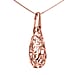 Lucy Q Air Drip Collection - Pendant with Chain (Size 26) in 18K Vermeil Yellow Gold Plated Sterling Silver Wt. 15.6 Gms