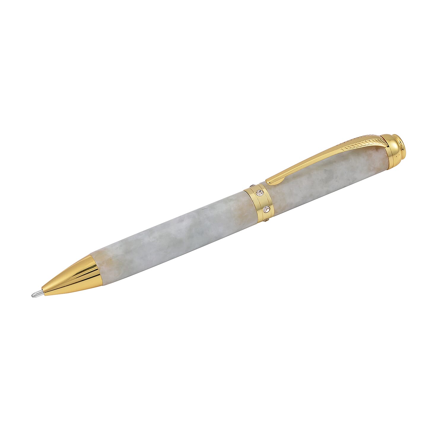 Exclusive Edition - 100% Natural Jadeite Jade Carved Pen and Bracelet (Adjustable) 291.60 Carat