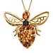 GP Italian Garden Collection - Serra Gaucha Citrine & Multi Gemstones Pendant with Chain (Size 20) in 18K Vermeil Yellow Gold Plated Sterling Silver 4.40 Ct