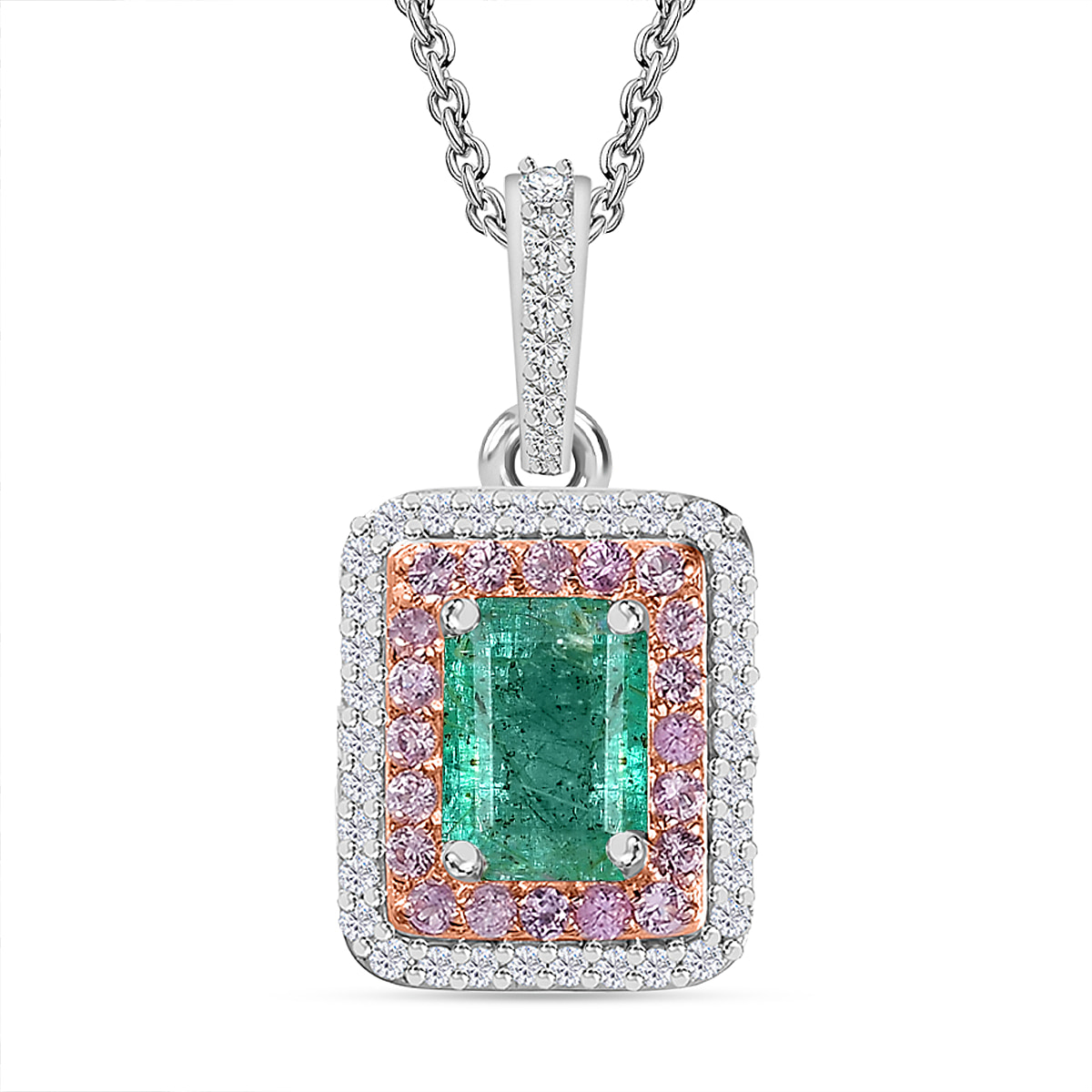 Emerald Pendant - Gold, Silver, Diamond Pendants in UK - TJC