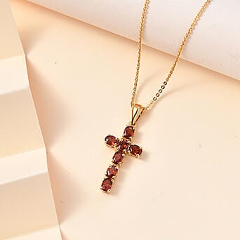https://tjcuk.sirv.com/Products/42/6/4267155/Red-Garnet-Pendant-with-Chain-Size-20-in-Vermeil-YG-Sterling-Silver-1-_4267155_2.jpg?w=342&h=342