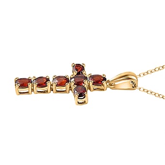 https://tjcuk.sirv.com/Products/42/6/4267155/Red-Garnet-Pendant-with-Chain-Size-20-in-Vermeil-YG-Sterling-Silver-1-_4267155_3.jpg?w=342&h=342