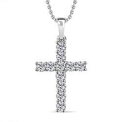 Moissanite Pendant with Chain (Size 20) in Vermeil YG Sterling Silver  1.200  Ct.