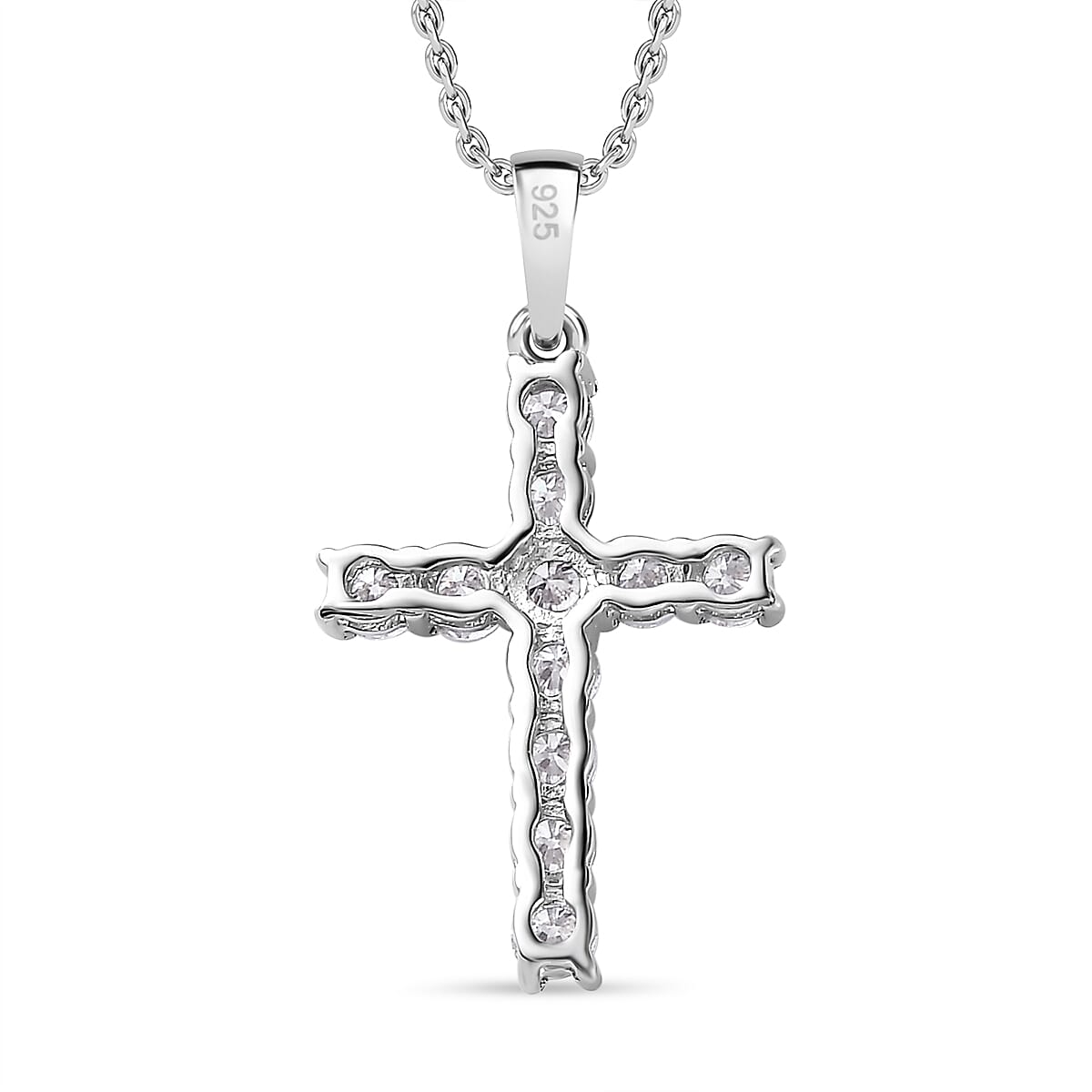 Moissanite Pendant with Chain (Size 20) in Vermeil YG Sterling Silver 1.200 Ct.