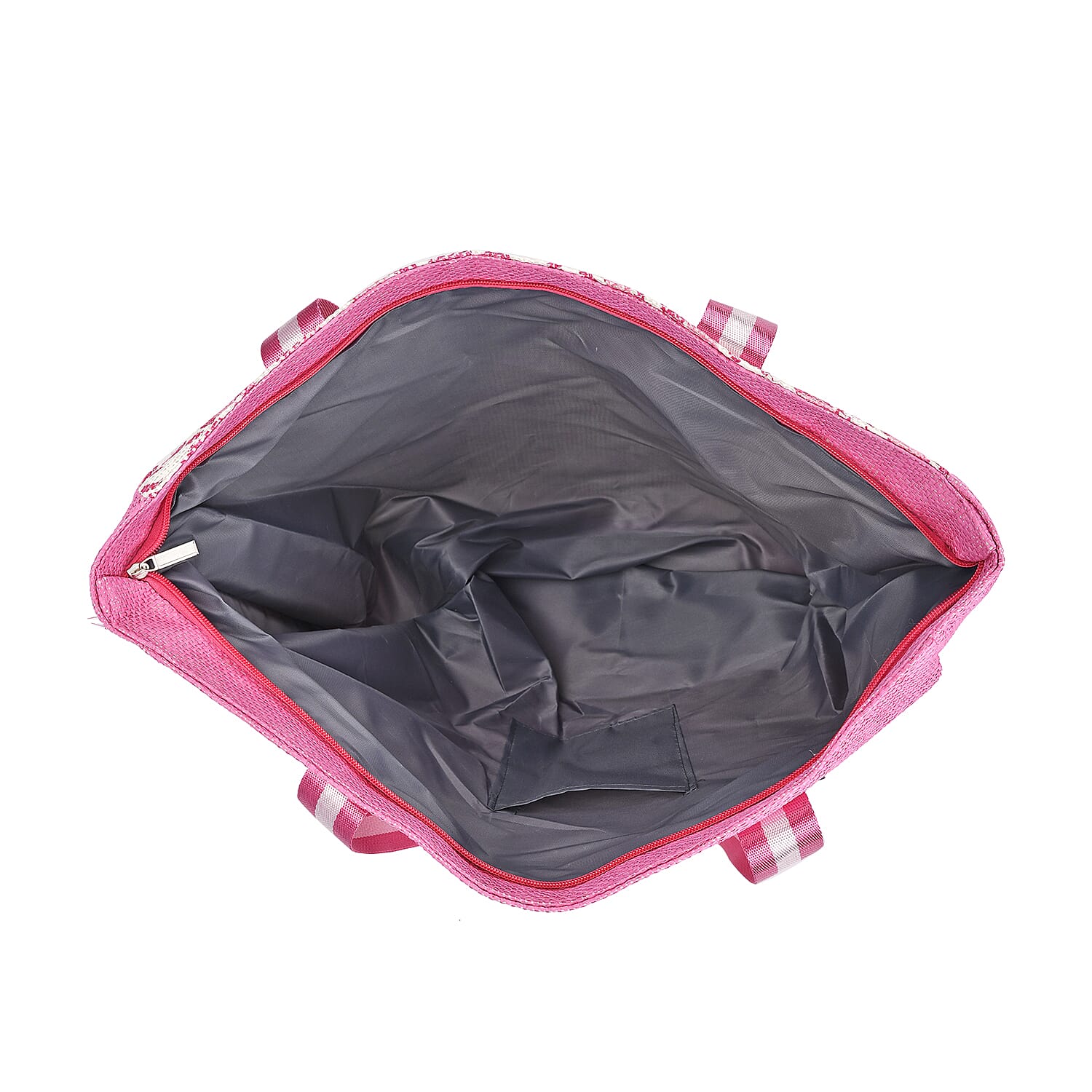 Leopard Pattern Tote Bag with Sunglasses - Pink