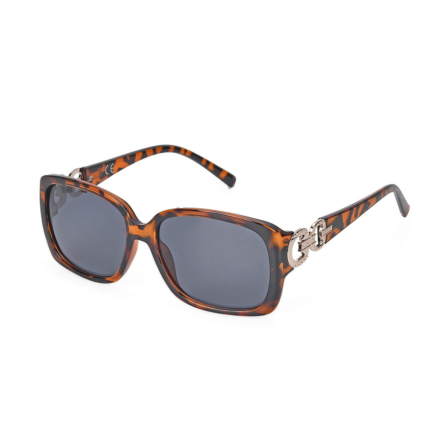 Leopard Pattern Tote Bag with Sunglasses - Pink