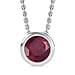  African Ruby Pendant with Chain (Size 20) in 18K YG Vermeil Sterling Silver 1.300 Ct.