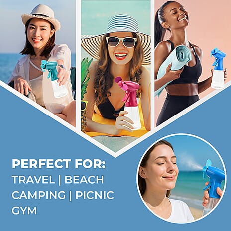 Stay Cool With Set of 3 Water Spray Fans