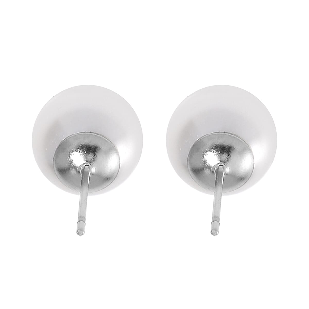 2 Piece Set - Pearl Bracelet (Size - 6.5-1.5 Ext) and Earrings with Push Back