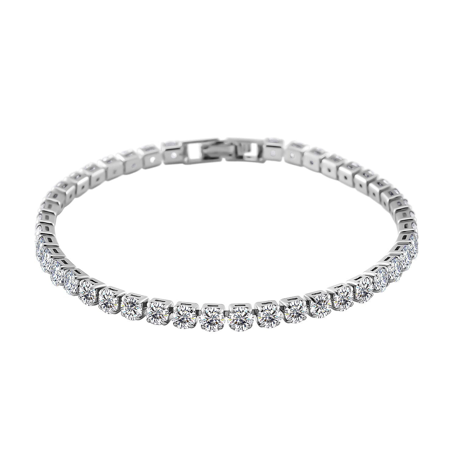 3 Piece Set - Bracelet, Hoop Earrings and Pendant with Chain