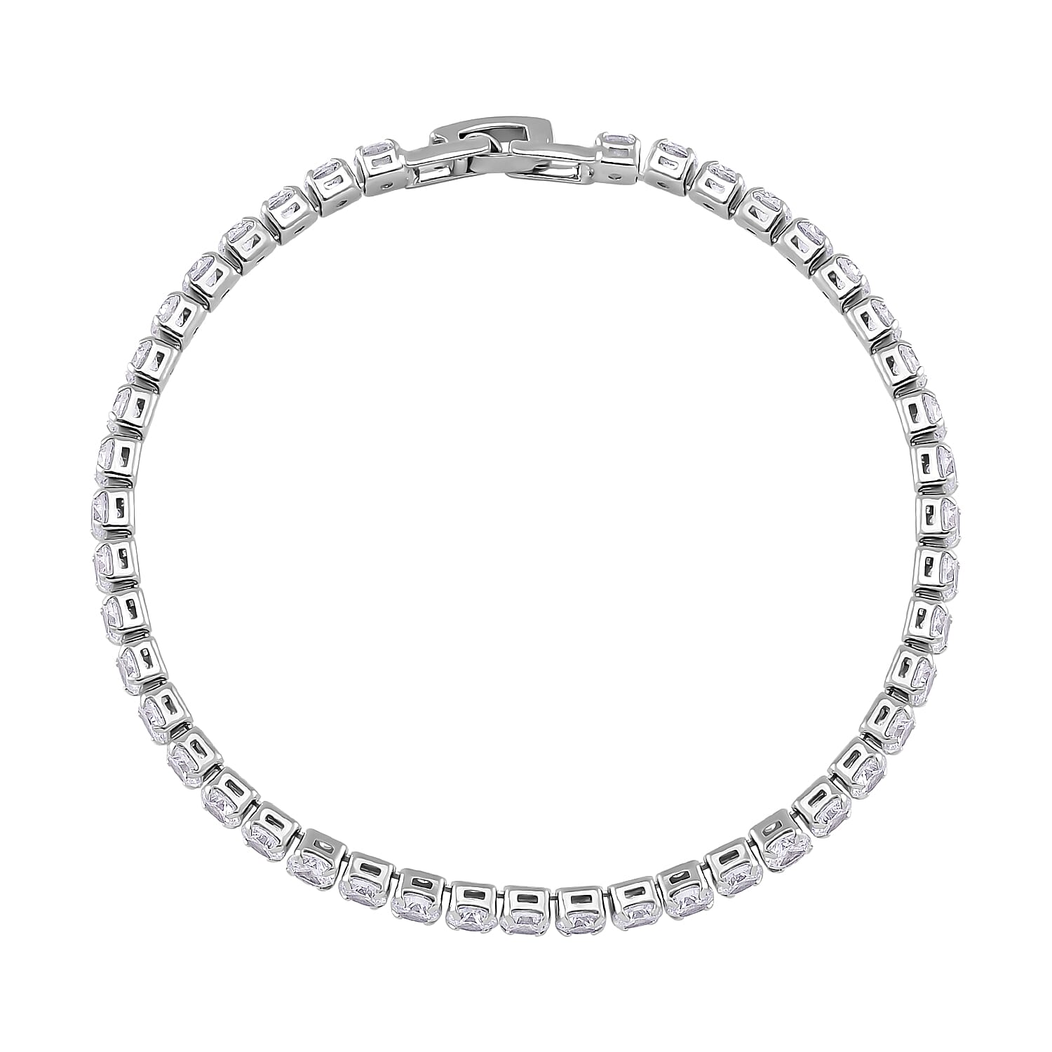 3 Piece Set - Bracelet, Hoop Earrings and Pendant with Chain