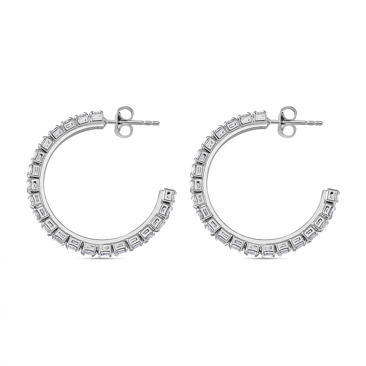 3 Piece Set - Bracelet, Hoop Earrings and Pendant with Chain