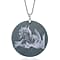 Exclusive Edition Natural Type A Olmec Jadeite Jade Dragon & Pheonix Pendant with Chain (Size 20) in Rhodium Overlay Sterling Silver 185.00 Ct