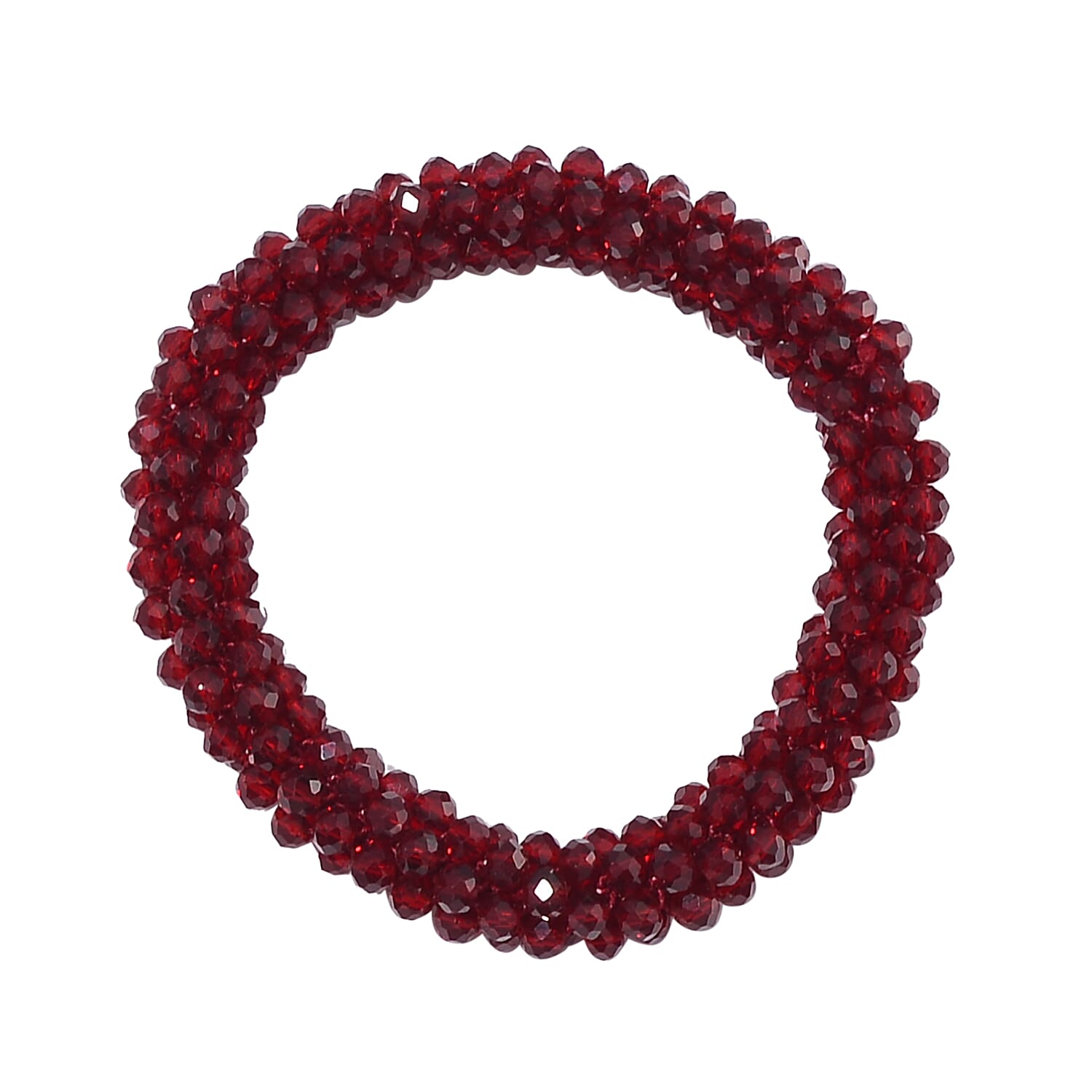 2 Piece Set -  Red Crystal Necklace and Bracelet