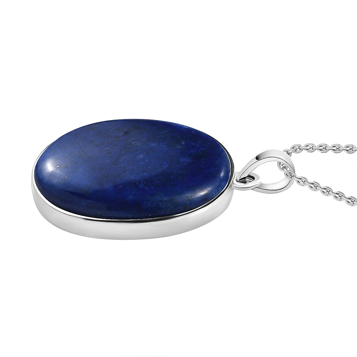 Lapis Lazuli Pendant with Chain (Size 20) 30.00 Ct.