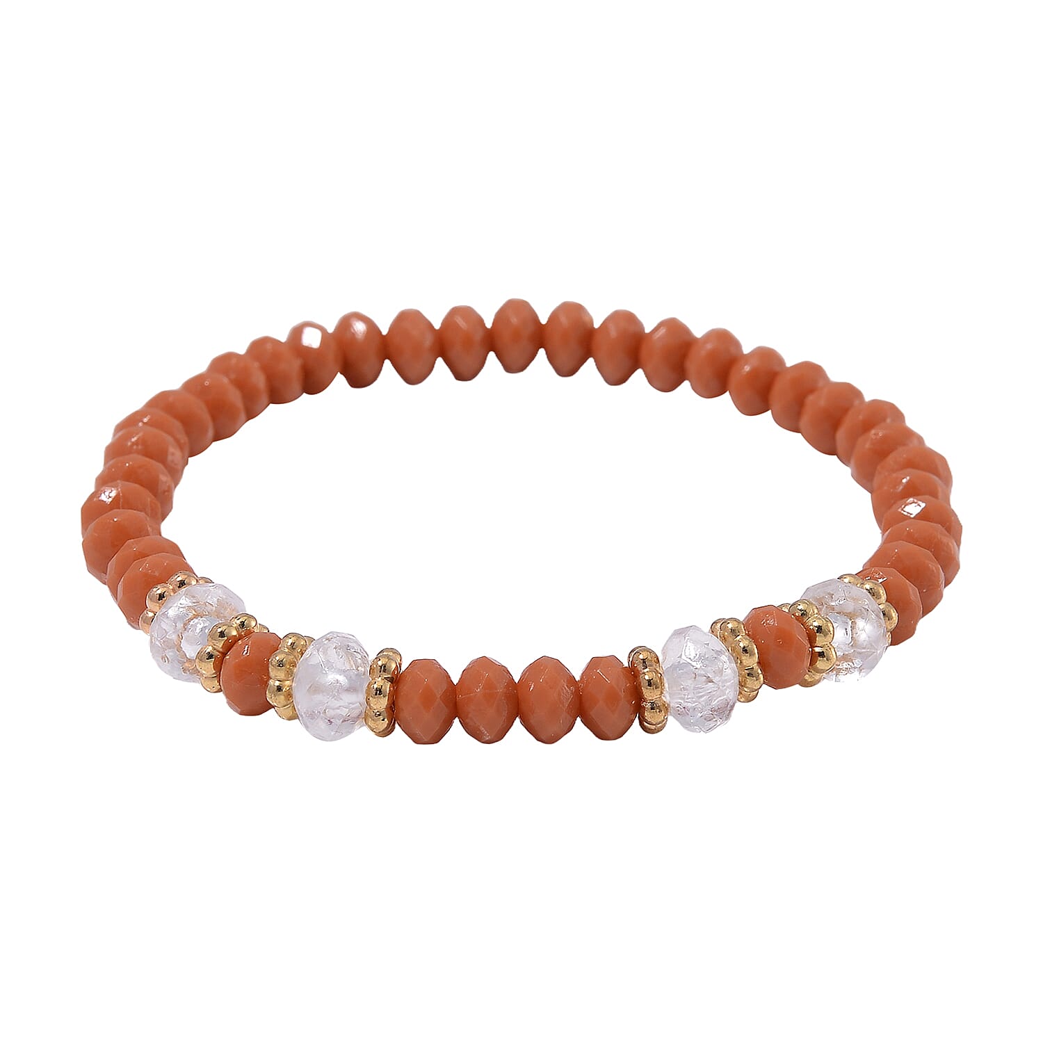 CYBER MONDAY MEGA DEAL - 4 Piece Set - STRADA Crystal Watch With 3 Crystal Bracelets - Multi