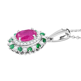 https://tjcuk.sirv.com/Products/42/9/4296159/Mozambique-Ruby-Moissanite-Emerald-Pendant-with-Chain-Size-20-in-rhodi_4296159_3.jpg?w=342&h=342