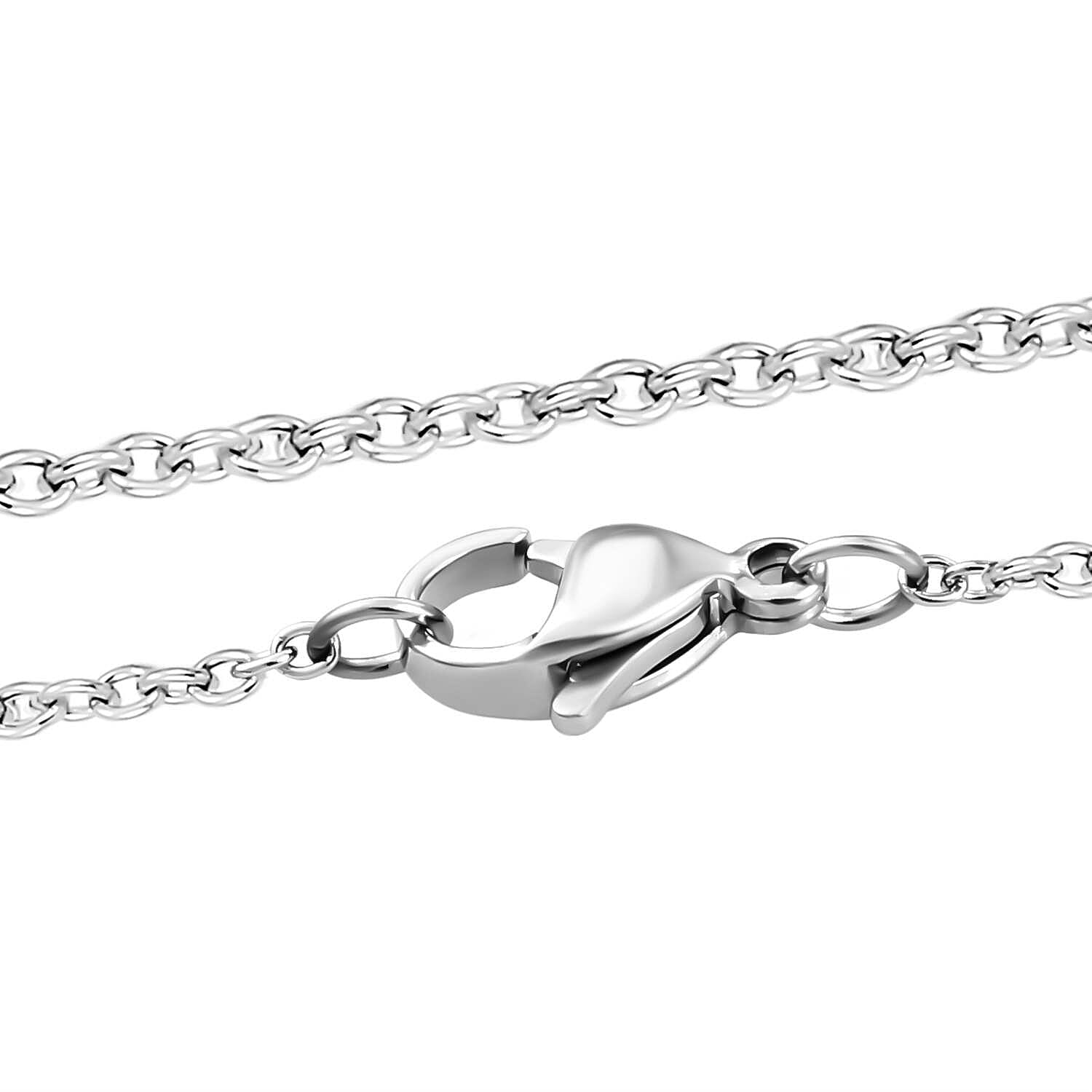 Radiant Orchid Quartz Pendant with Chain (Size 20) in Silver 6.25 Ct.