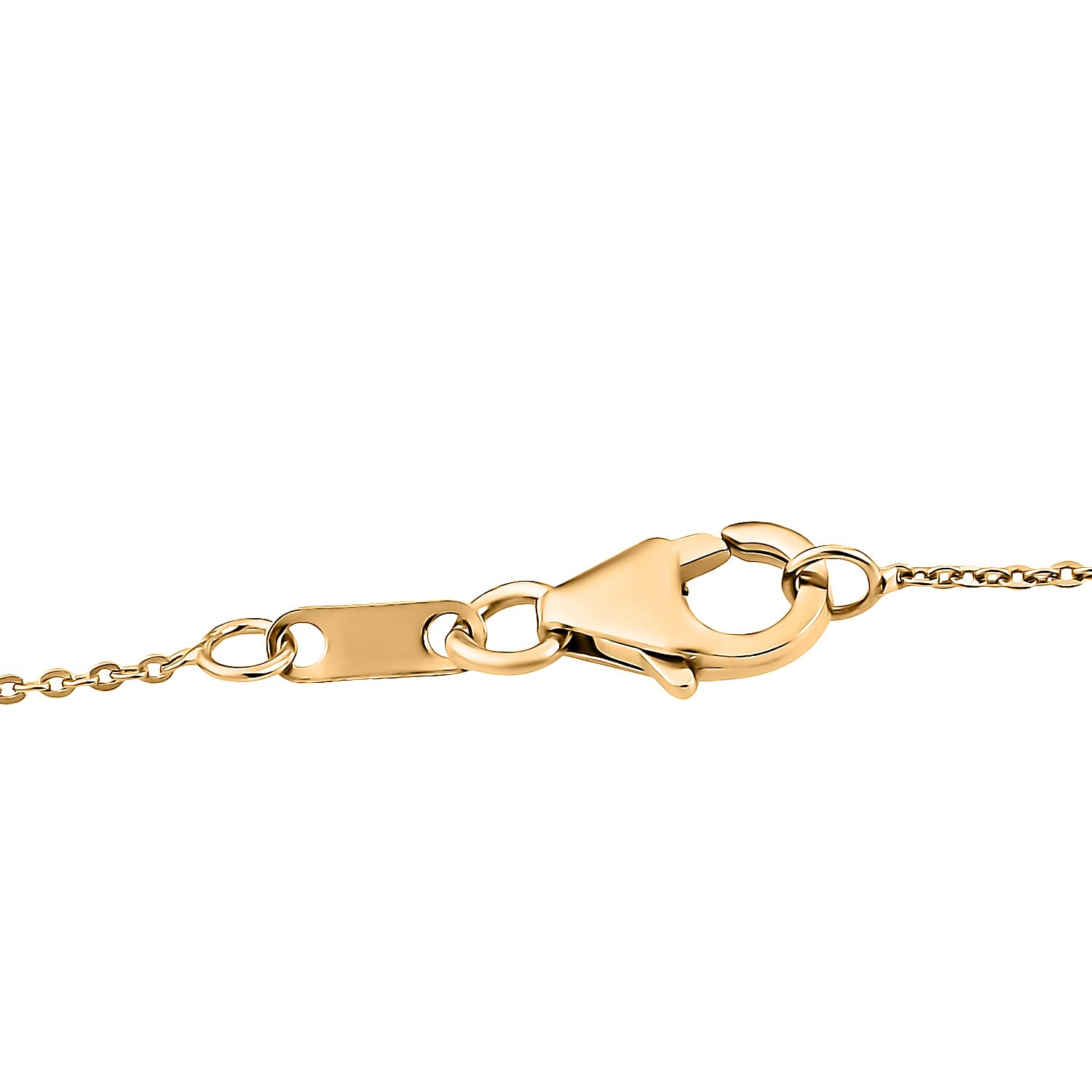 Nigerian Natural Spessartine Garnet, White Zircon Pendant With Silver Chain (Size 20) in 18K Vermeil Yellow Gold Plated Sterling Silver 1.290 Ct. Nigerian Natural Spessartine Garnet, White Zircon Pendant With Silver Chain (Size 20) in 18K Vermeil Yellow Gold Plated Sterling Silver 1.290 Ct.