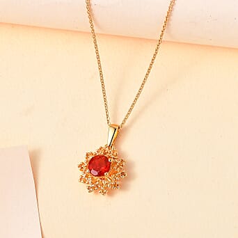 https://tjcuk.sirv.com/Products/43/0/4306806/Cherry-Fire-Opal-Citrine-Pendant-with-Chain-Size-20-in-18K-YG-Vermeil-_4306806_1.jpg?w=342&h=342
