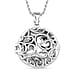 Brand New - Lucy Q Filigree Pendant with Chain (Size 18) in Rhodium Overlay Sterling Silver
