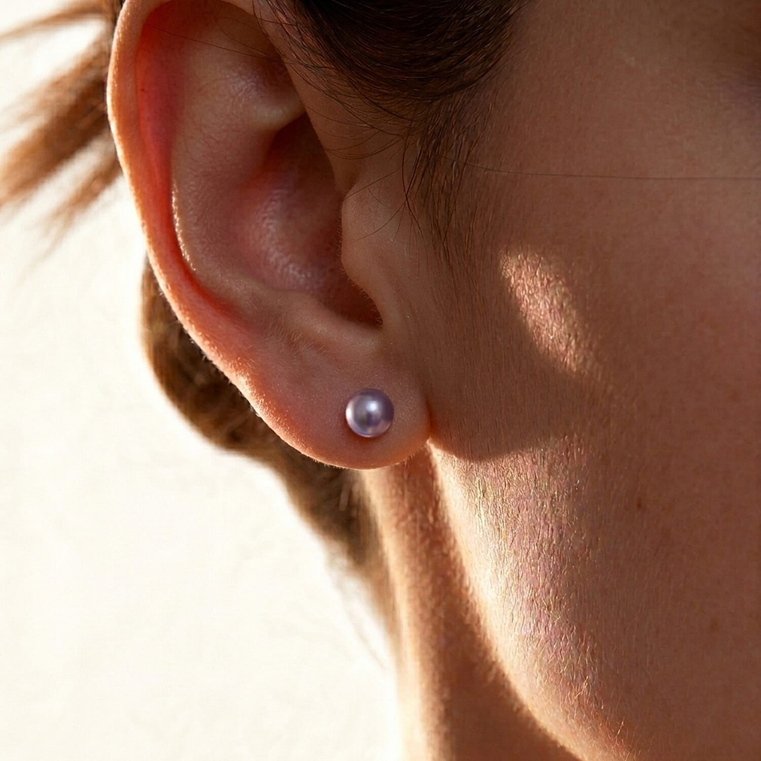 WOW Deal - Set of 5 - Multi Colour Fresh Water Pearl Stud Earrings with Push Backs 12.50 Ct.