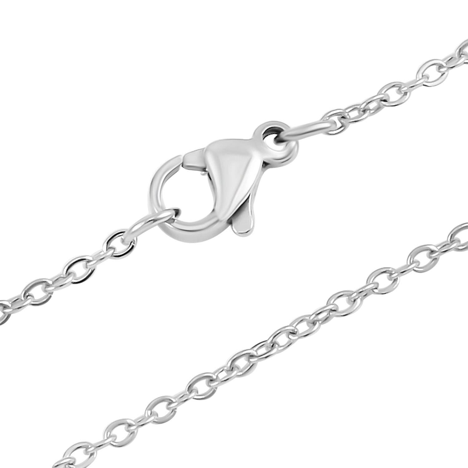 2 Piece Set - White Shell Pearl Drop Earring with Hook & Necklace (Size - 20) in Silver Tone 30.00 Ct.