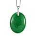 Green Jade Pendant with Chain (Size - 20) 42.80 Ct.