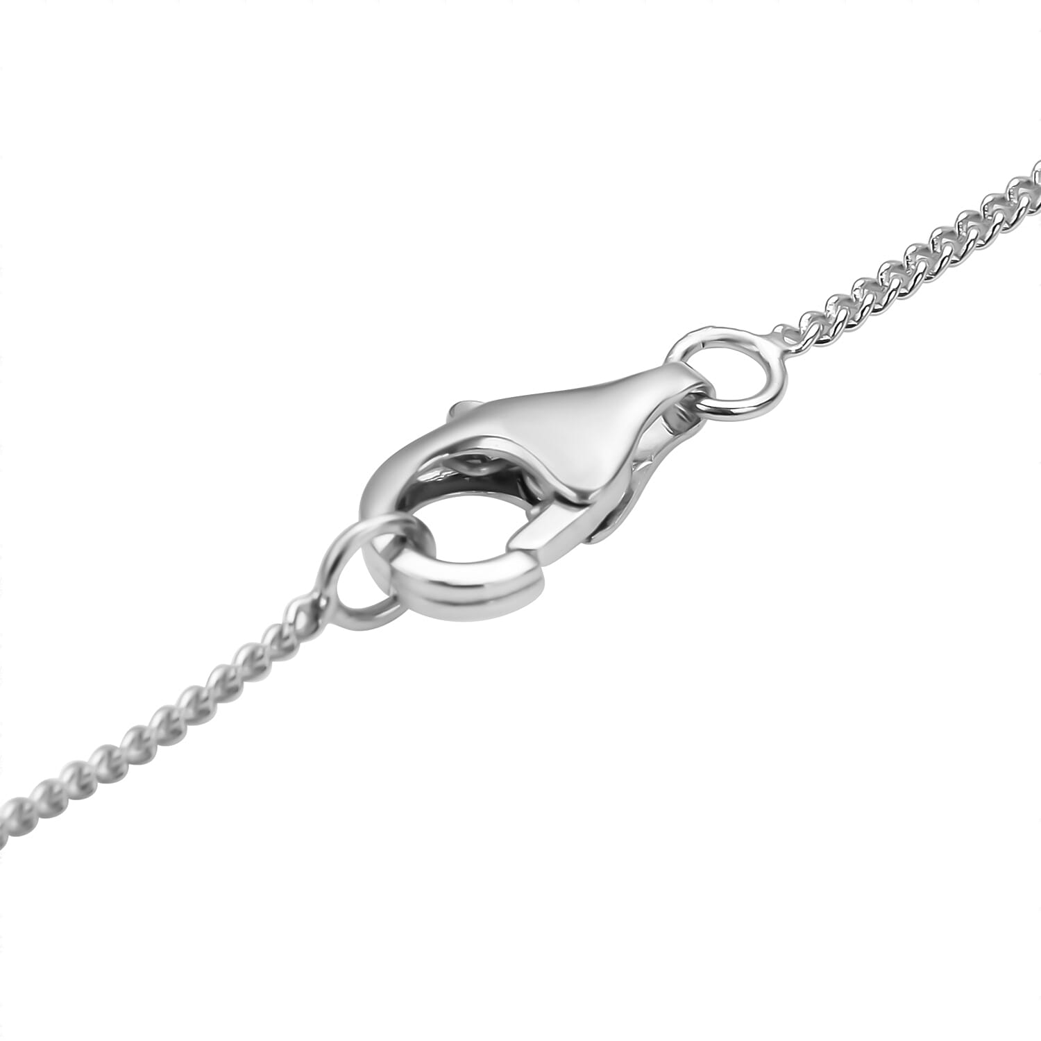 RADIANTA Moissanite - GRA Certified D-VVS1 Moissanite Pendant with Chain (Size - 18) in Rhodium Overlay Sterling Silver.