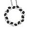 White Diamond Pendant with Chain (Size - 20) in Rhodium Overlay Sterling Silver