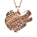 GP Amore Collection - Diamond Heart Pendant with Chain in Sterling Silver