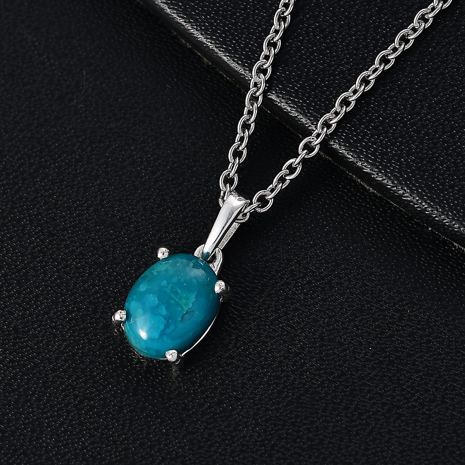 Opalina Pendant With Chain (Size - 20) in Sterling Silver 1.60 Ct.