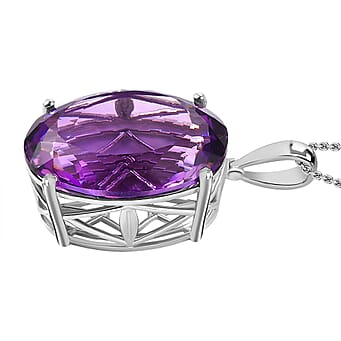 https://tjcuk.sirv.com/Products/43/3/4330981/African-Amethyst-Pendant-with-Chain-Size-20-in-Rhodium-Overlay-Sterlin_4330981_3.jpg?w=342&h=342