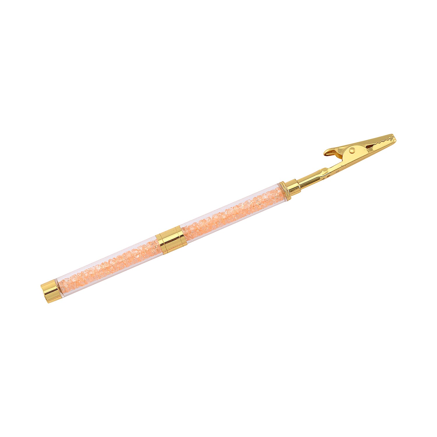 2 Piece Set - Austrian Champagne Crystal Bracelet (Size - 7.5) with Bracelet Buddy in Yellow Gold Tone 70.00 Ct.