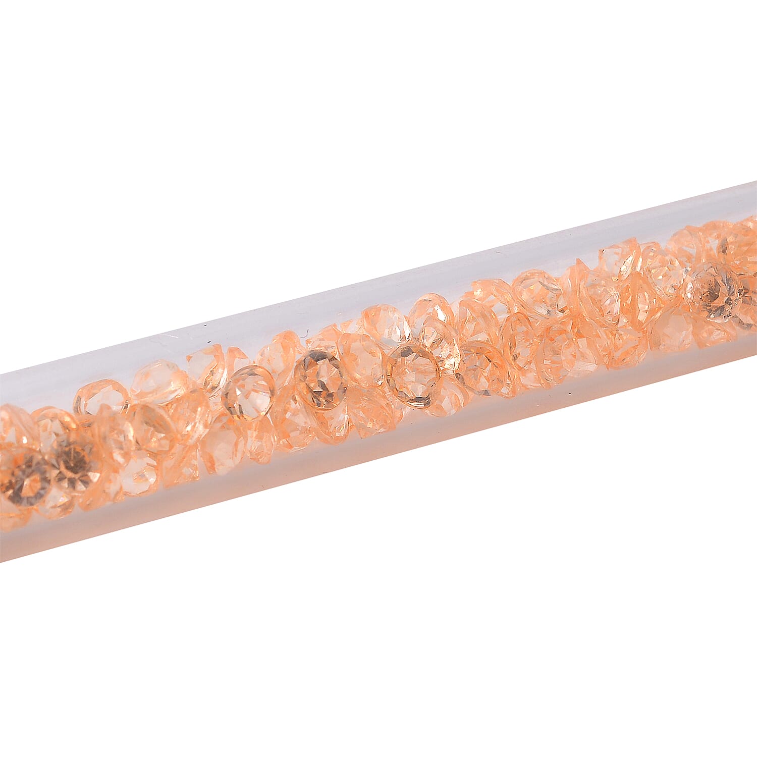 2 Piece Set - Austrian Champagne Crystal Bracelet (Size - 7.5) with Bracelet Buddy in Yellow Gold Tone 70.00 Ct.