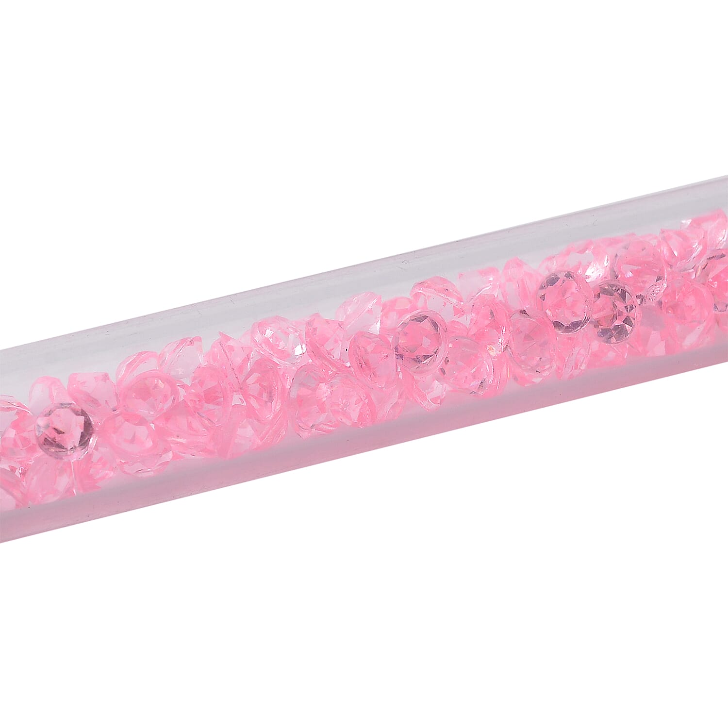 2 Piece Set - Austrian Pink Crystal Bracelet (Size - 7.5) with Bracelet Buddy in Rose Gold Tone 70.00 Ct.