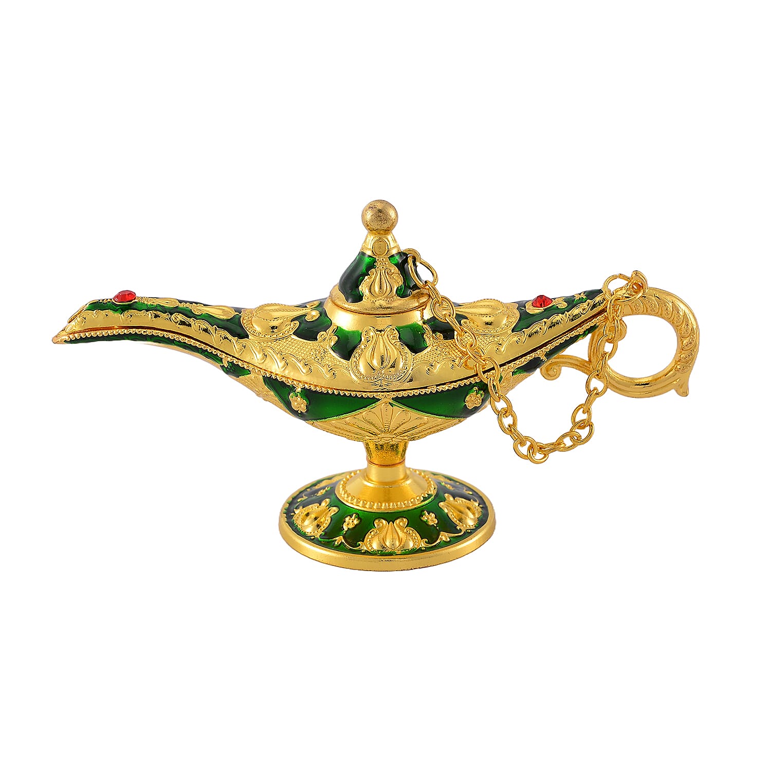 Morocco Closeout - Set of Two- Enamelled Crystal Lantern & Keyring