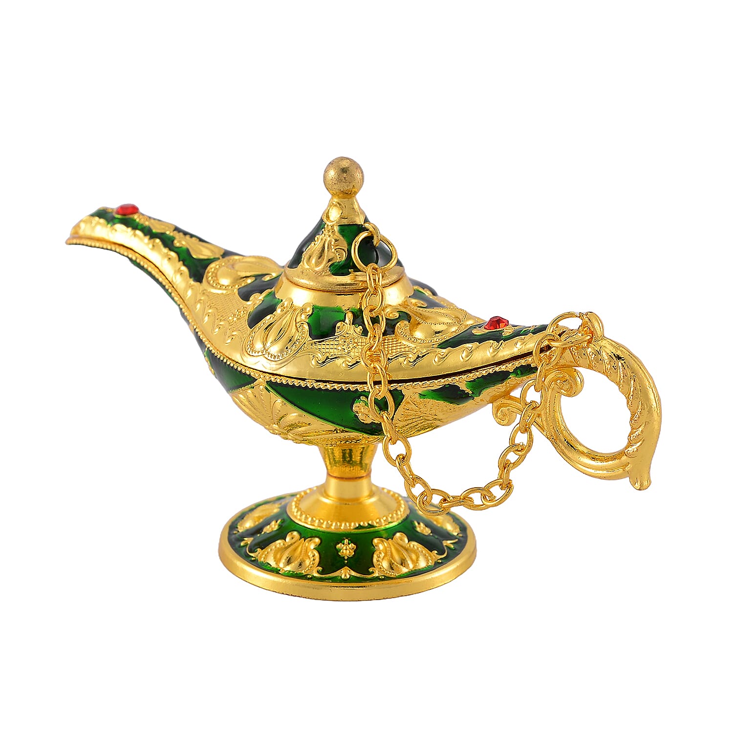 Morocco Closeout - Set of Two- Enamelled Crystal Lantern & Keyring