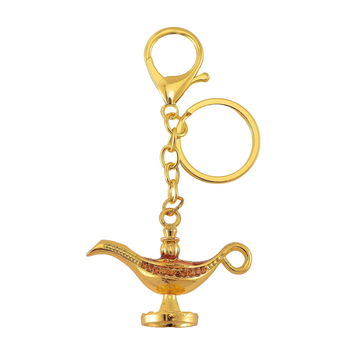 Morocco Closeout - Set of Two- Enamelled Crystal Lantern & Keyring