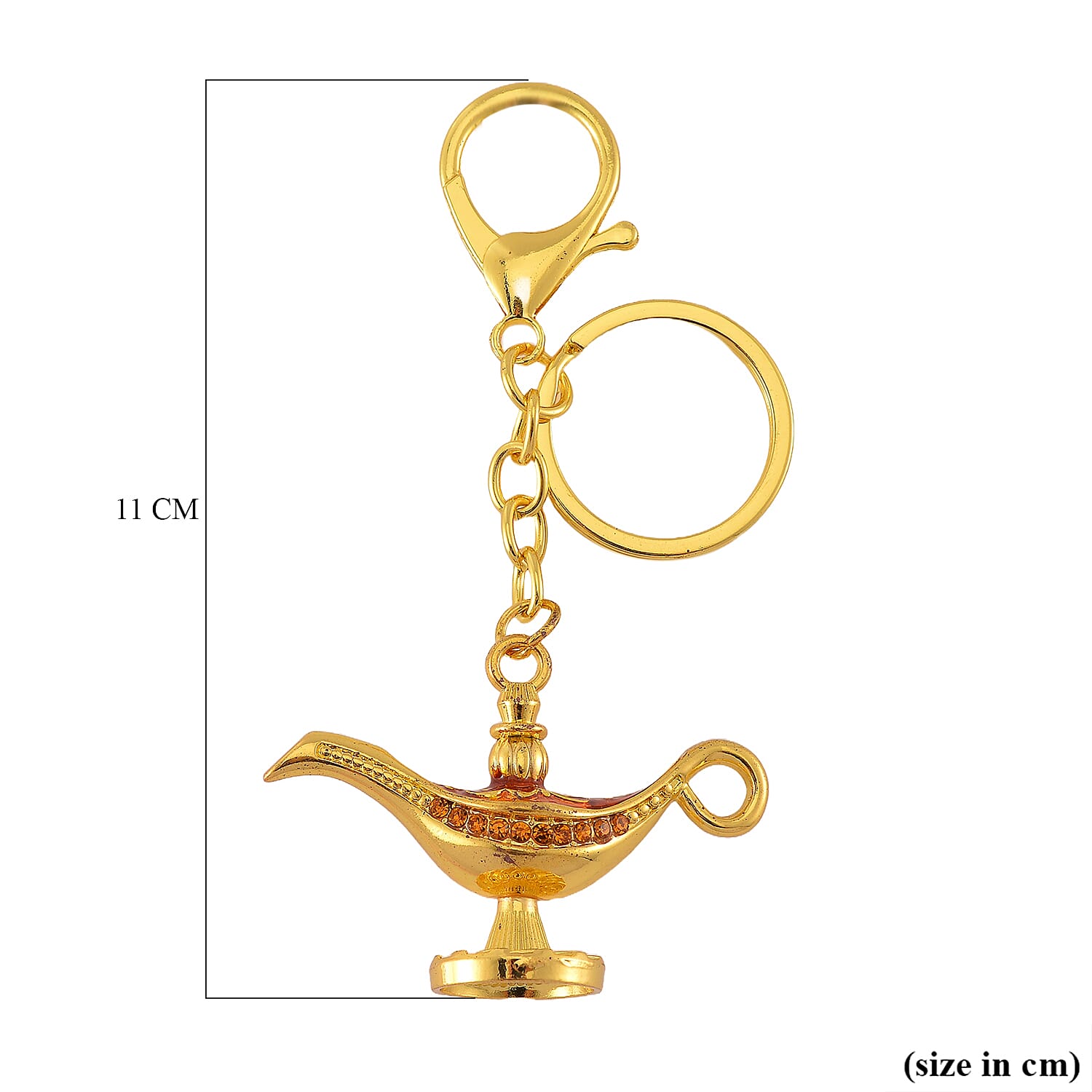 Morocco Closeout - Set of Two- Enamelled Crystal Lantern & Keyring