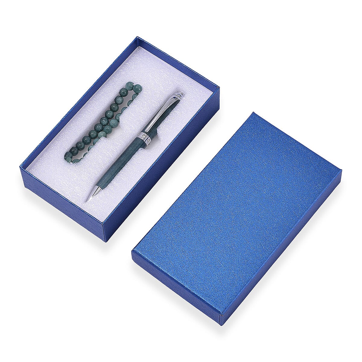 Natural Type A Guatemalan Jadeite Jade Bracelet 114.00 Ct with a Guatemalan Jadedite Jade Pen 186.00 Cts. Natural Type A Guatemalan Jadeite Jade Bracelet 114.00 Ct with a Guatemalan Jadedite Jade Pen 186.00 Cts.