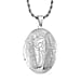 Engraved Locket Pendant with Rope Chain (Size - 22-2)