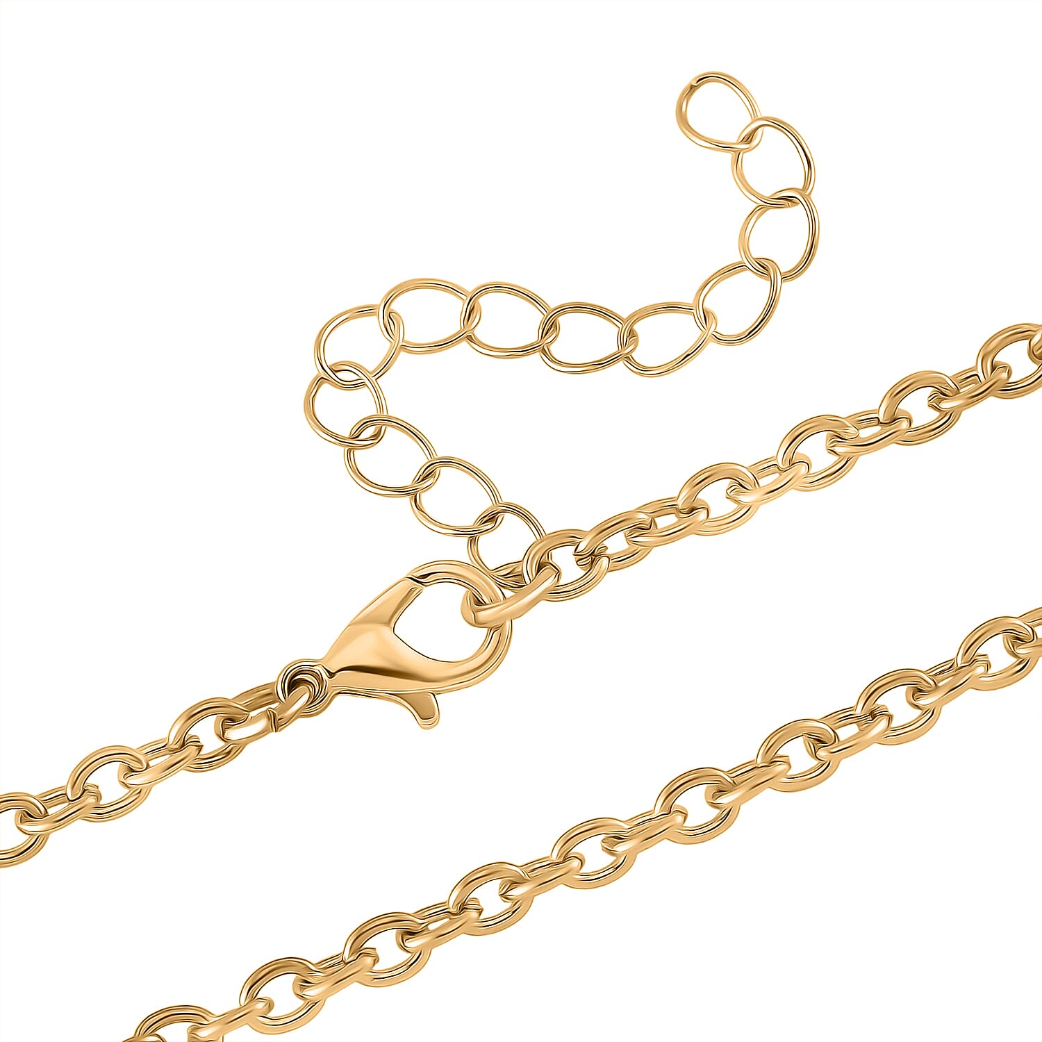 Austrian Yellow Crystal Pendant with Chain (Size 24-2 Ext) in Yellow Gold Tone Austrian Yellow Crystal Pendant with Chain (Size 24-2 Ext) in Yellow Gold Tone