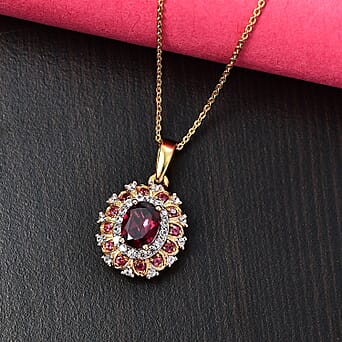 https://tjcuk.sirv.com/Products/43/3/4339371/Rhodolite-Garnet-White-Zircon-Pendant-with-Chain-Size-20-in-18K-Vermei_4339371_2.jpg?w=342&h=342