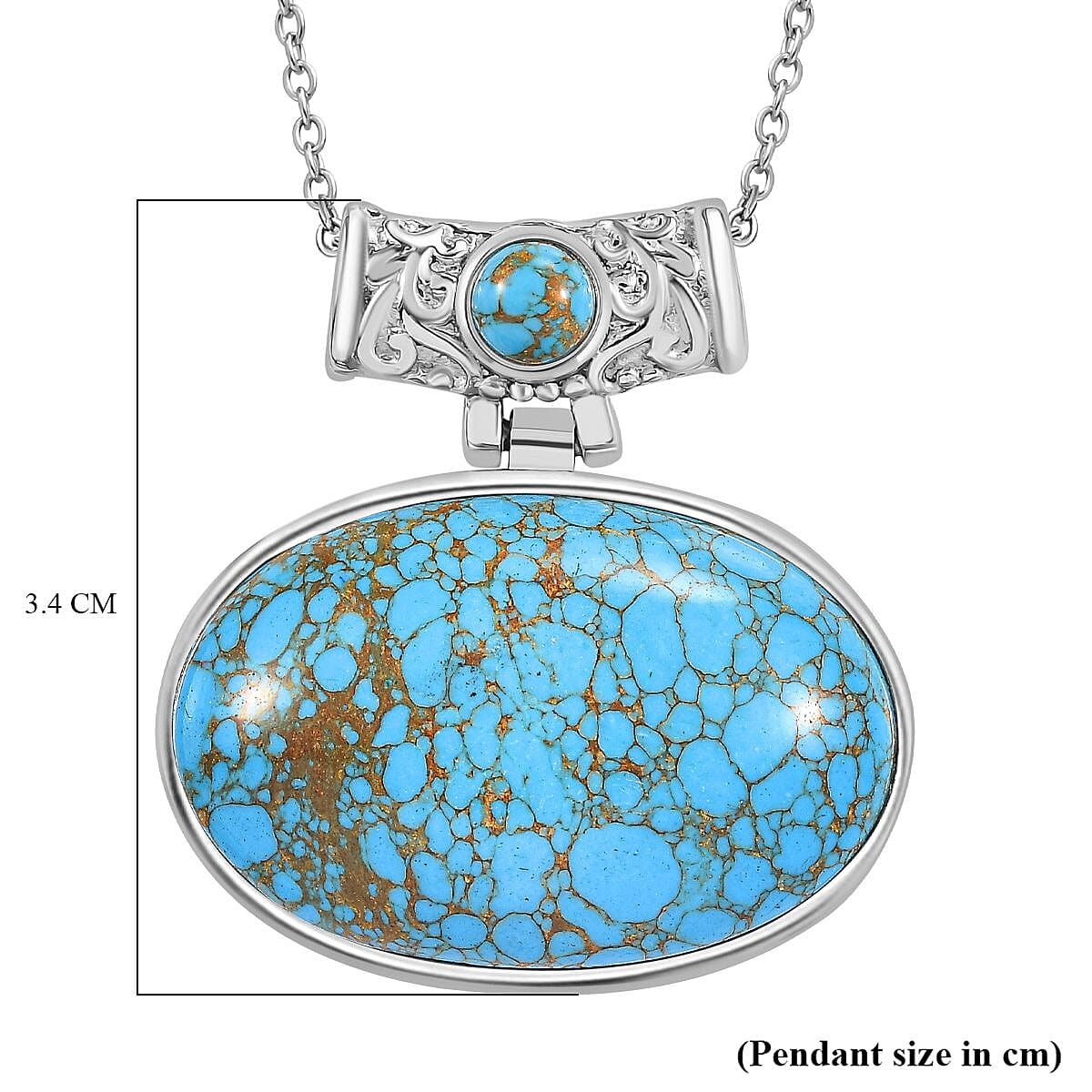 Pendant with Chain (Size 20) with Magnetic Clasp